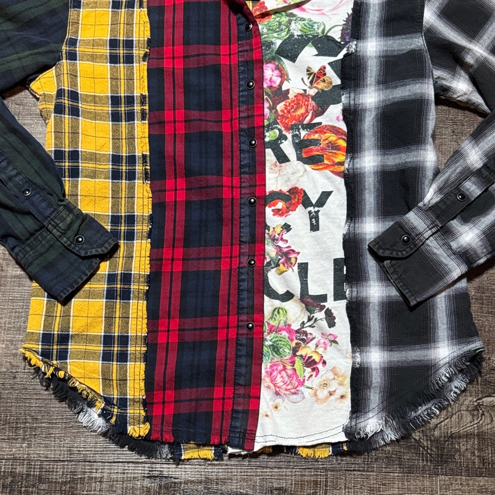 Desigual Women's Multicolor Patchwork Long Sleeve… - image 4